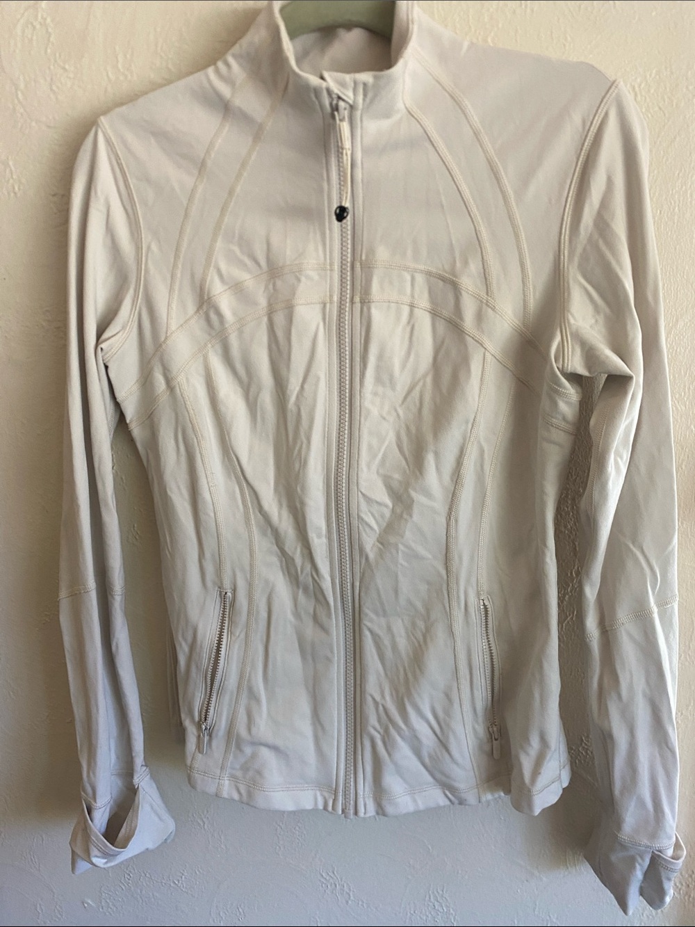 lululemon athletica White Full-Zip Athletic Jacket
